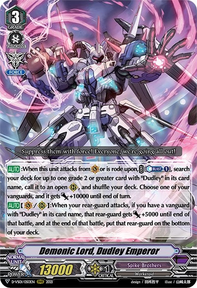 Image for Demonic Lord, Dudley Emperor (D-VS01: V Clan Collection Vol.1) (D-VS01/050EN) - Cardfight Vanguard