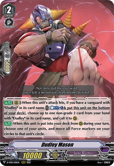 Image for Dudley Mason (D-VS01: V Clan Collection Vol.1) (D-VS01/051EN) - Cardfight Vanguard