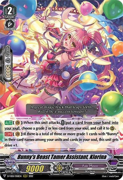 Image for Bunny's Beast Tamer Assistant, Klorina (D-VS01: V Clan Collection Vol.1) (D-VS01/058EN) - Cardfight Vanguard
