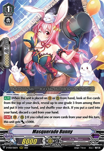 Image for Masquerade Bunny (D-VS01: V Clan Collection Vol.1) (D-VS01/061EN) - Cardfight Vanguard
