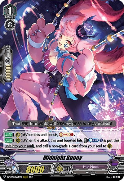 Image for Midnight Bunny (D-VS01: V Clan Collection Vol.1) (D-VS01/063EN) - Cardfight Vanguard