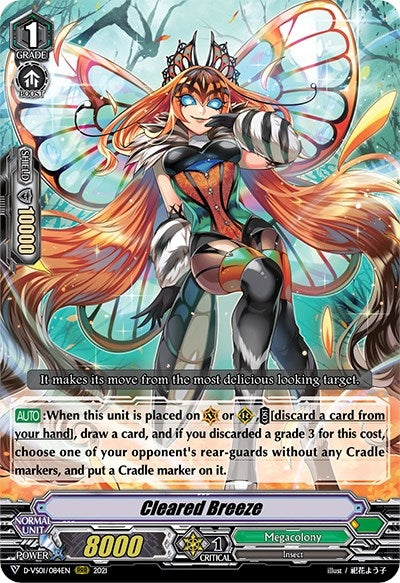 Image for Cleared Breeze (D-VS01: V Clan Collection Vol.1) (D-VS01/084EN) - Cardfight Vanguard