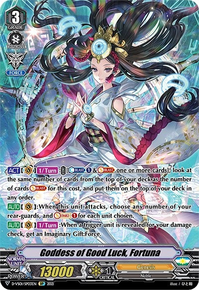 Image for Goddess of Good Luck, Fortuna (SP) (D-VS01: V Clan Collection Vol.1) (D-VS01/SP03EN) - Cardfight Vanguard