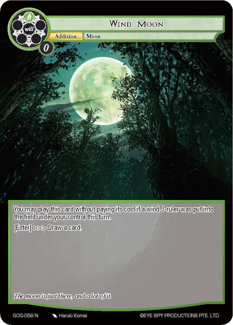Image for Wind Moon (Game of Gods) (GOG-059) - Force of Will