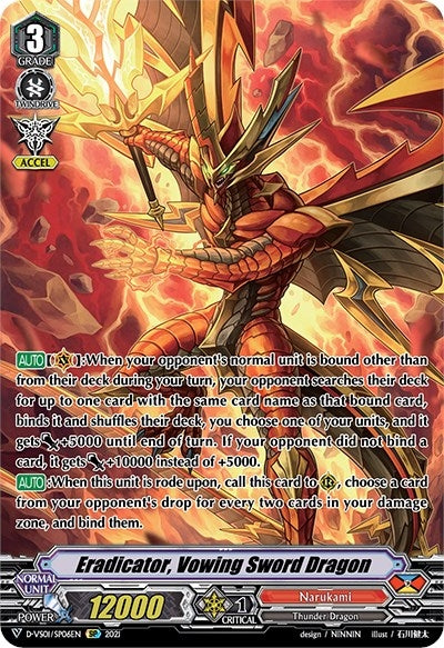 Image for Eradicator, Vowing Sword Dragon (SP) (D-VS01: V Clan Collection Vol.1) (D-VS01/SP06EN) - Cardfight Vanguard