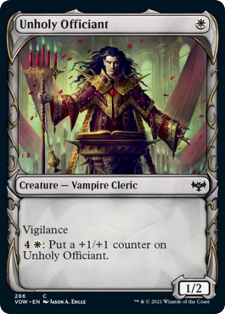 Image for Unholy Officiant (Showcase) (Innistrad: Crimson Vow) (286) - Magic: The Gathering