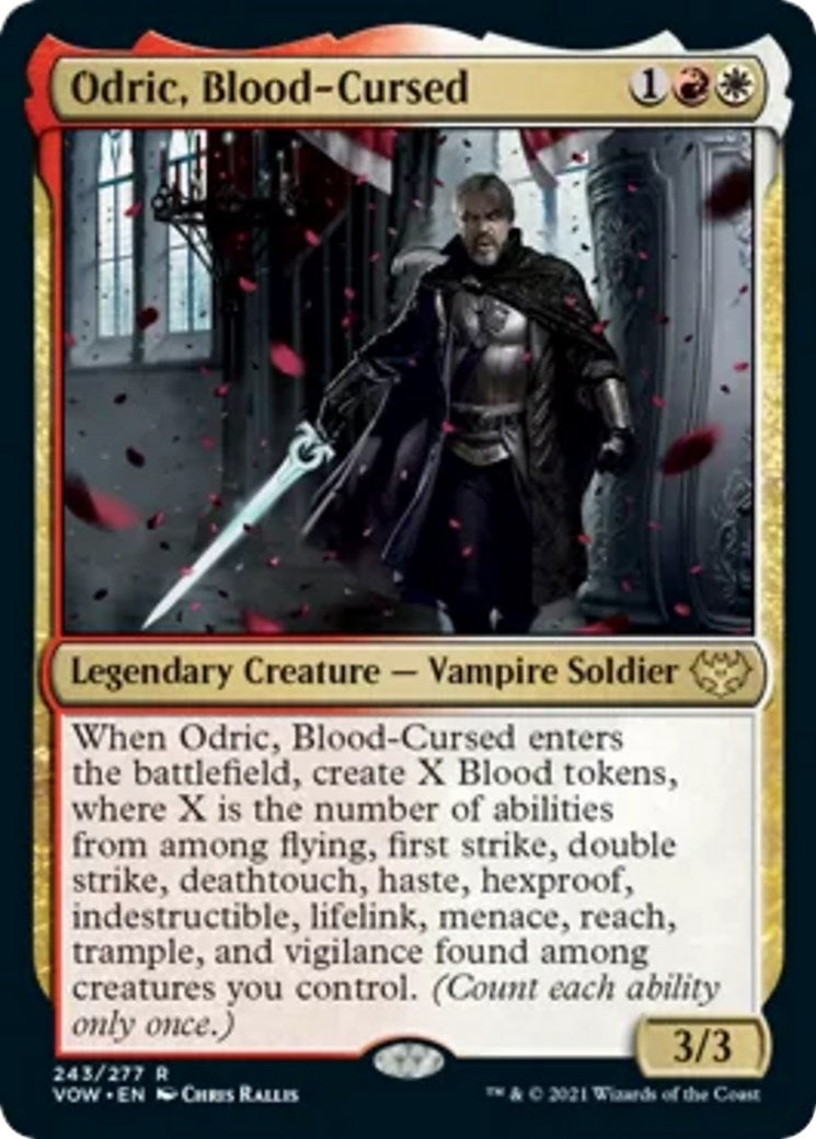 Image for Odric, Blood-Cursed (Innistrad: Crimson Vow) (243) - Magic: The Gathering