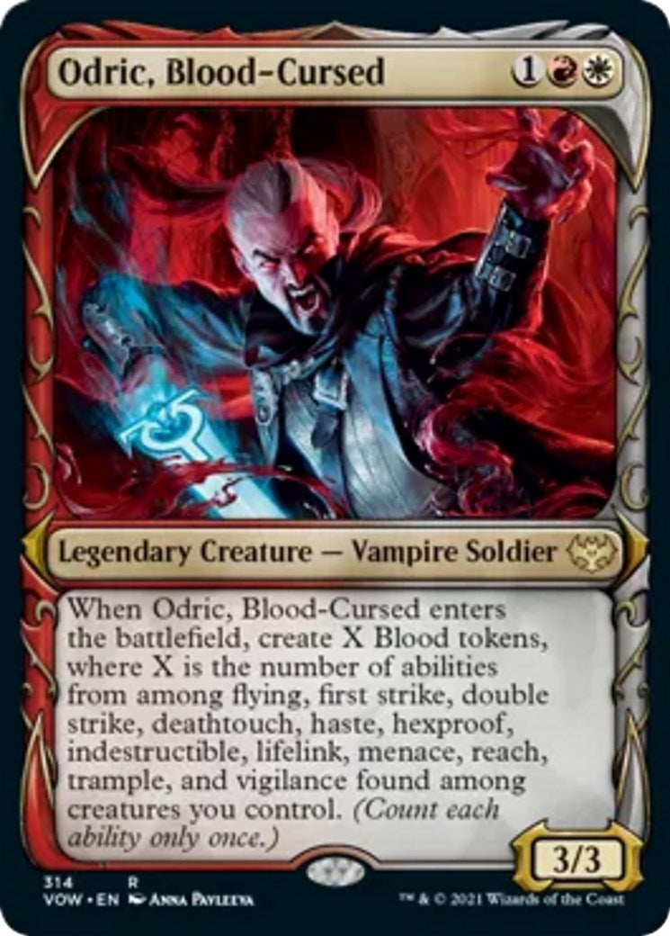 Image for Odric, Blood-Cursed (Showcase) (Innistrad: Crimson Vow) (314) - Magic: The Gathering