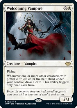 Image for Welcoming Vampire (Innistrad: Crimson Vow) (46) - Magic: The Gathering