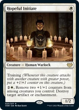 Image for Hopeful Initiate (Innistrad: Crimson Vow) (20) - Magic: The Gathering