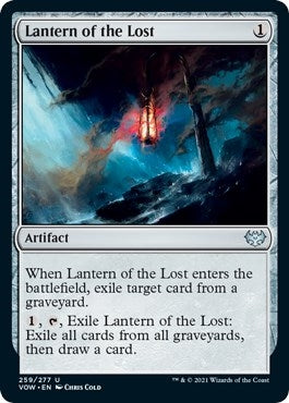 Image for Lantern of the Lost (Innistrad: Crimson Vow) (259) - Magic: The Gathering