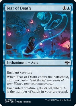 Image for Fear of Death (Innistrad: Crimson Vow) (59) - Magic: The Gathering