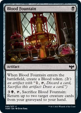 Image for Blood Fountain (Innistrad: Crimson Vow) (95) - Magic: The Gathering