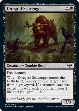 Image for Diregraf Scavenger (Innistrad: Crimson Vow) (105) - Magic: The Gathering