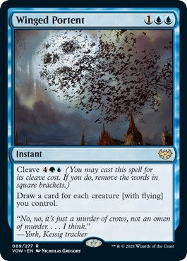 Image for Winged Portent (Innistrad: Crimson Vow) (89) - Magic: The Gathering