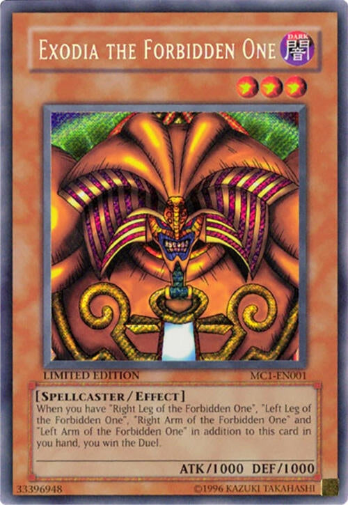 Image for Exodia the Forbidden One (Master Collection Volume 1) (MC1-EN001) - YuGiOh