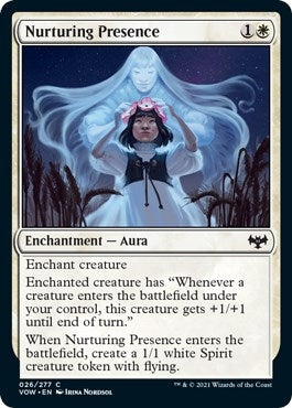 Image for Nurturing Presence (Innistrad: Crimson Vow) (26) - Magic: The Gathering