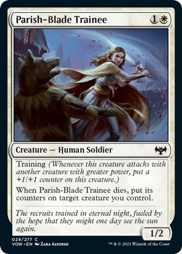 Image for Parish-Blade Trainee (Innistrad: Crimson Vow) (29) - Magic: The Gathering