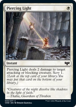 Image for Piercing Light (Innistrad: Crimson Vow) (30) - Magic: The Gathering