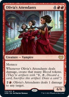 Image for Olivia's Attendants (Innistrad: Crimson Vow) (172) - Magic: The Gathering