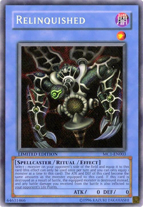 Image for Relinquished (Master Collection Volume 1) (MC1-EN003) - YuGiOh