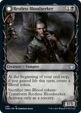 Image for Restless Bloodseeker (Showcase) (Innistrad: Crimson Vow) (295) - Magic: The Gathering