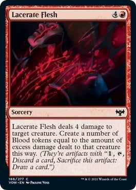 Image for Lacerate Flesh (Innistrad: Crimson Vow) (166) - Magic: The Gathering