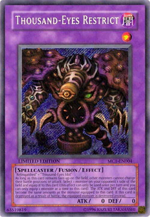 Image for Thousand-Eyes Restrict (Master Collection Volume 1) (MC1-EN004) - YuGiOh