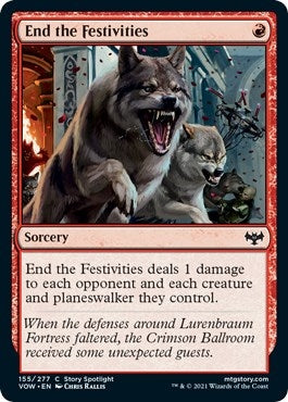 Image for End the Festivities (Innistrad: Crimson Vow) (155) - Magic: The Gathering