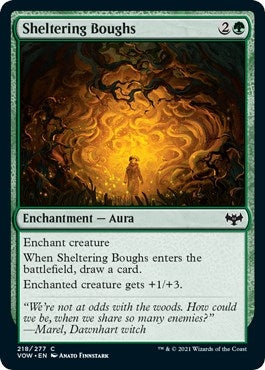 Image for Sheltering Boughs (Innistrad: Crimson Vow) (218) - Magic: The Gathering