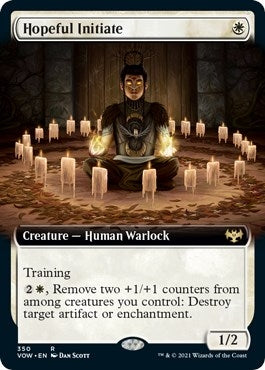 Image for Hopeful Initiate (Extended Art) (Innistrad: Crimson Vow) (350) - Magic: The Gathering