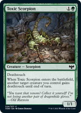 Image for Toxic Scorpion (Innistrad: Crimson Vow) (224) - Magic: The Gathering