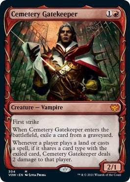 Image for Cemetery Gatekeeper (Showcase) (Innistrad: Crimson Vow) (304) - Magic: The Gathering