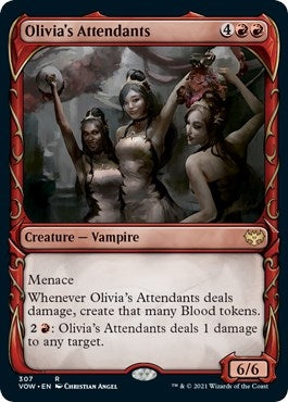 Image for Olivia's Attendants (Showcase) (Innistrad: Crimson Vow) (307) - Magic: The Gathering