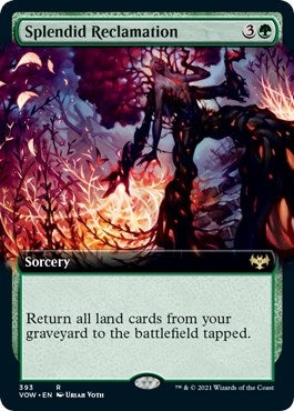 Image for Splendid Reclamation (Extended Art) (Innistrad: Crimson Vow) (393) - Magic: The Gathering