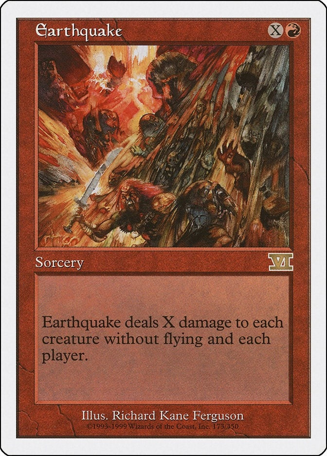 Image for Earthquake (Classic Sixth Edition) (173) - Magic: The Gathering