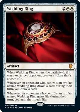 Image for Wedding Ring (Commander: Innistrad: Crimson Vow) (32) - Magic: The Gathering