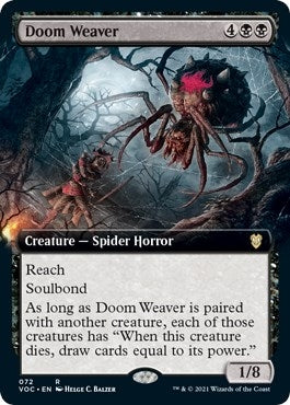 Image for Doom Weaver (Extended Art) (Commander: Innistrad: Crimson Vow) (72) - Magic: The Gathering
