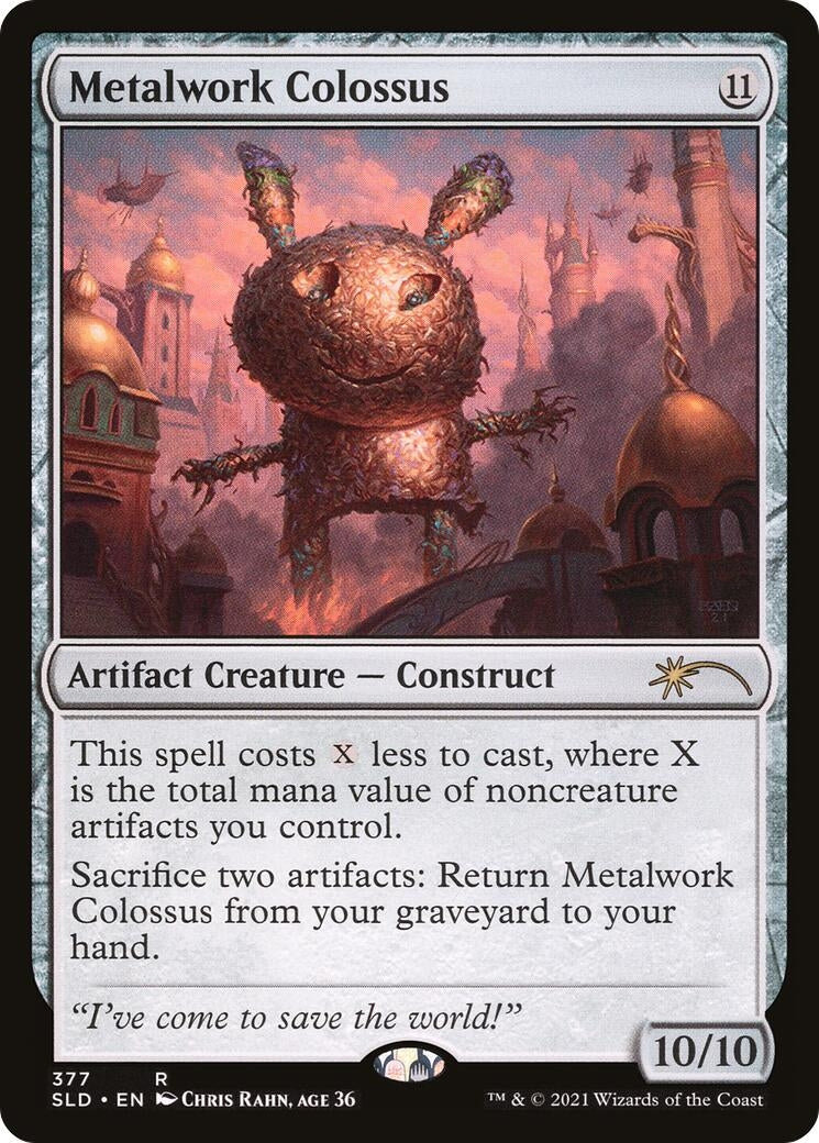 Image for Metalwork Colossus (377) (Secret Lair Drop Series) (377) - Magic: The Gathering