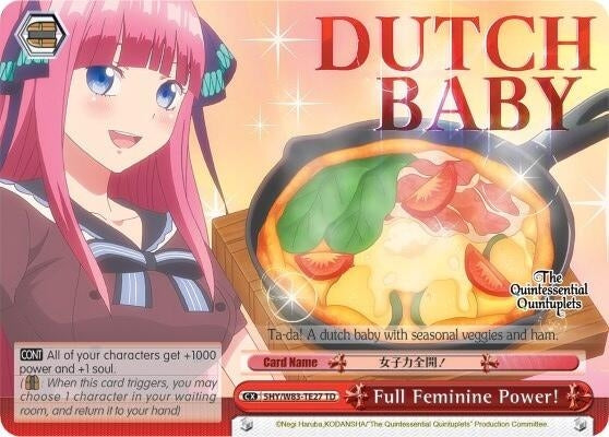 Image for Full Feminine Power! (The Quintessential Quintuplets) (5HY/W83-TE27 TD) - Weiss Schwarz