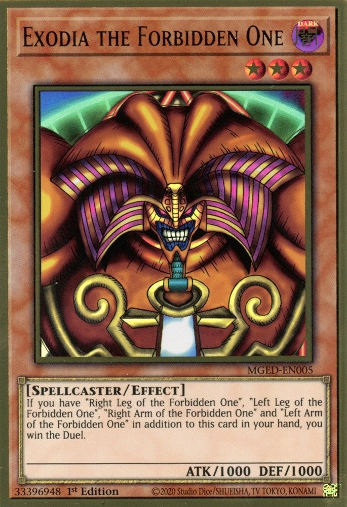 Image for Exodia the Forbidden One (Maximum Gold: El Dorado) (MGED-EN005) - YuGiOh