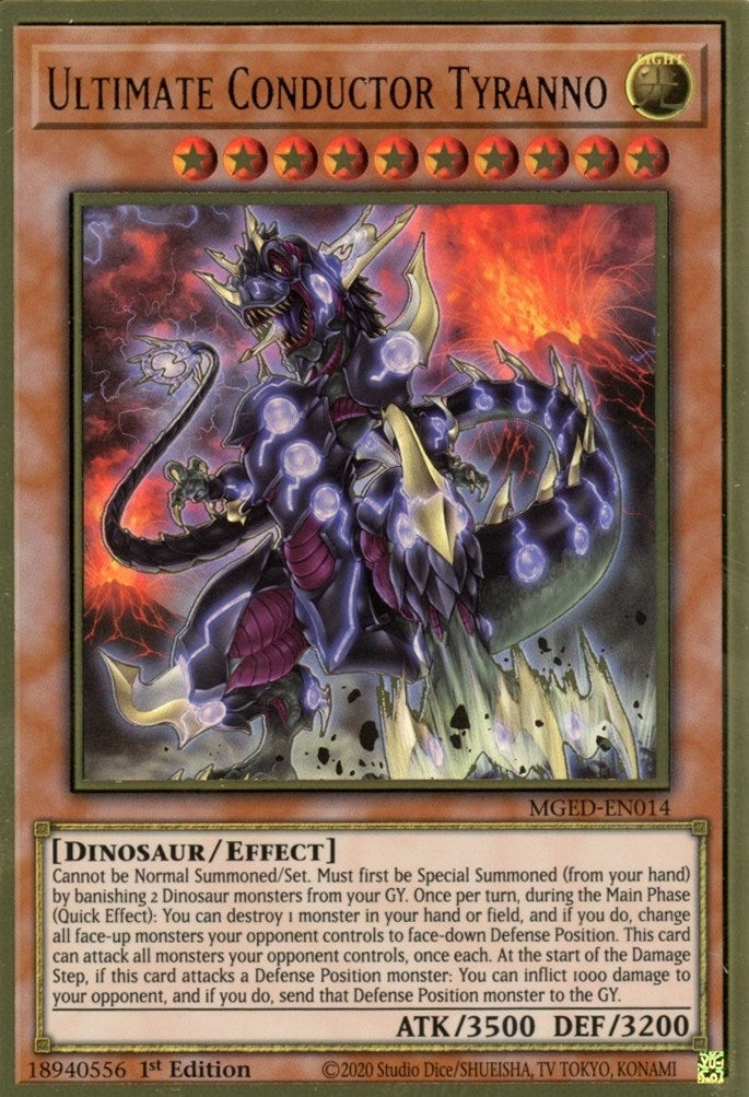 Image for Ultimate Conductor Tyranno (Maximum Gold: El Dorado) (MGED-EN014) - YuGiOh