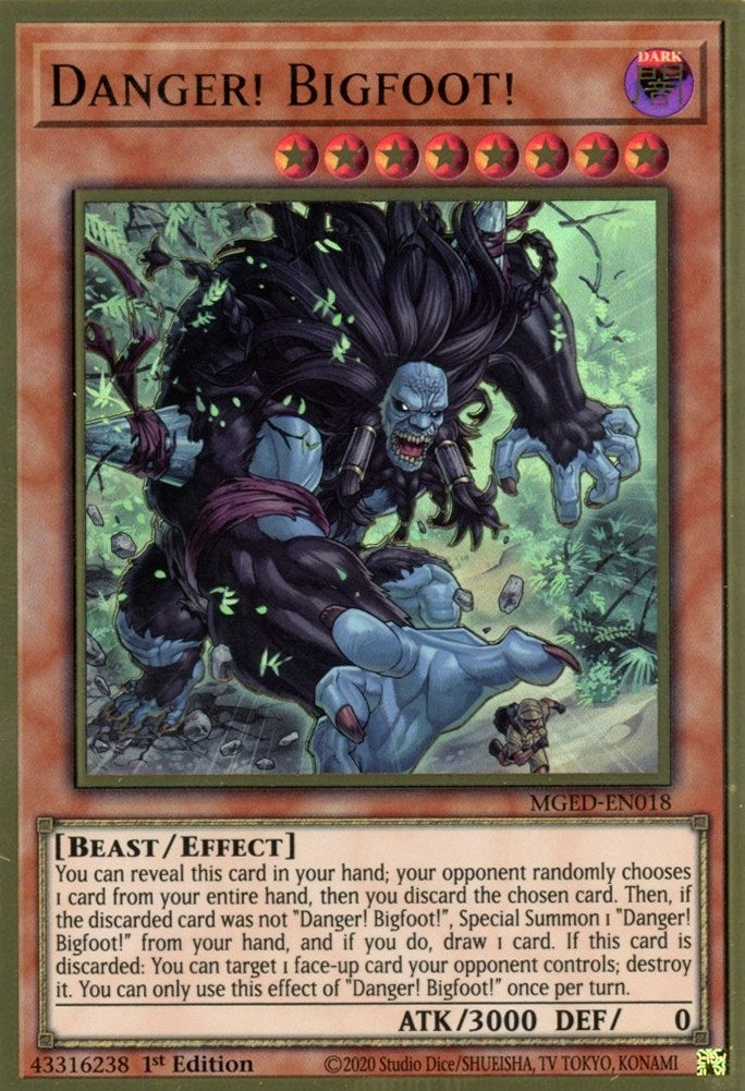 Image for Danger! Bigfoot! (Maximum Gold: El Dorado) (MGED-EN018) - YuGiOh