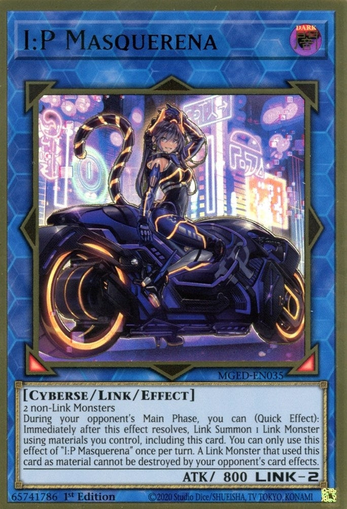 Image for I:P Masquerena (Alternate Art) (Maximum Gold: El Dorado) (MGED-EN035) - YuGiOh