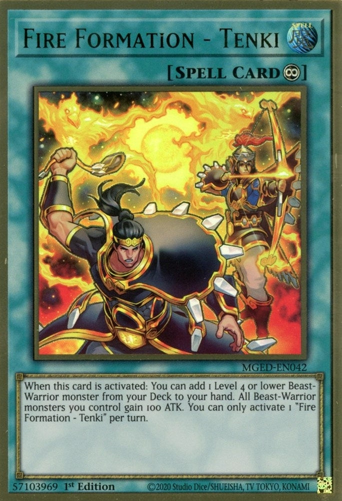 Image for Fire Formation - Tenki (Maximum Gold: El Dorado) (MGED-EN042) - YuGiOh