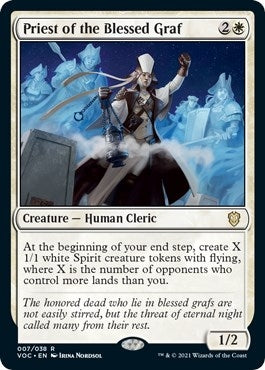 Image for Priest of the Blessed Graf (Commander: Innistrad: Crimson Vow) (7) - Magic: The Gathering