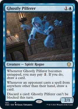 Image for Ghostly Pilferer (Commander: Innistrad: Crimson Vow) (105) - Magic: The Gathering