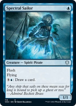 Image for Spectral Sailor (Commander: Innistrad: Crimson Vow) (114) - Magic: The Gathering