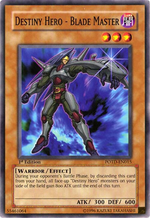 Image for Destiny Hero - Blade Master (Power of the Duelist) (POTD-EN015) - YuGiOh
