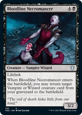 Image for Bloodline Necromancer (Commander: Innistrad: Crimson Vow) (120) - Magic: The Gathering